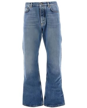 Off-White c/o Virgil Abloh Cotton Slim-Fit Jeans - Blue