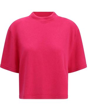 Sa Su Phi Cropped T-Shirt - Pink