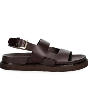 JONAK PARIS Lagune Buckle-Fastening Leather Sandals - White