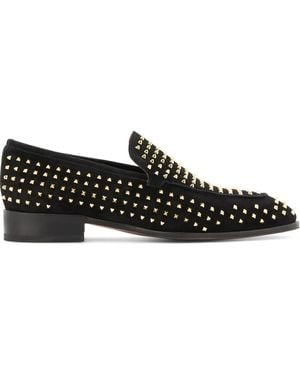 Giuseppe Zanotti Studded Loafers - Black
