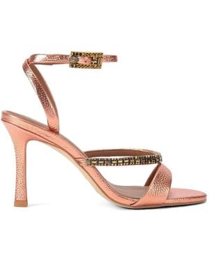 Kurt Geiger Crystal Strap Sandals - Pink