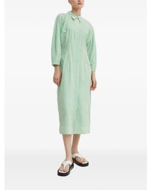 Day Birger et Mikkelsen Laurie Striped Midi Dress - Green