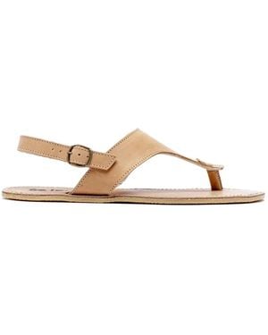 Be Lenka Buckle-Fastening Thong Sandals - Natural