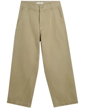 sunflower Wide-Leg Chino Trousers - White