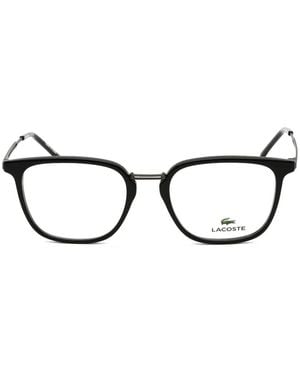 Lacoste Rectangle-Frame Glasses - Black