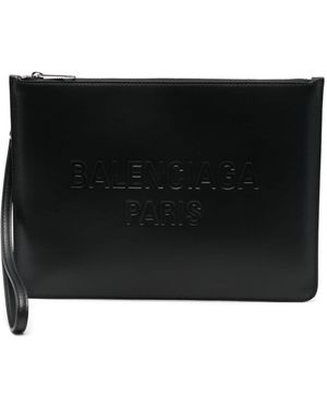 Balenciaga shearling pouch hot sale