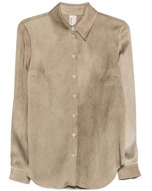 Antonio Marras Pointed-Collar Long-Sleeved Shirt - Natural
