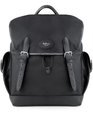Mulberry Heritage Buckle-Fastening Backpack - Black