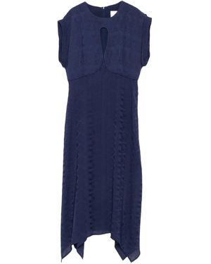 Ba&sh Asymmetrisches Inaia Midikleid - Blau