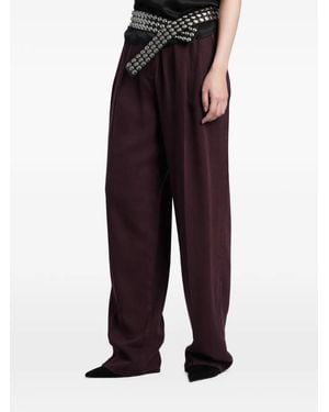 IRO Chasing Pleated Tailored Trousers - Blue