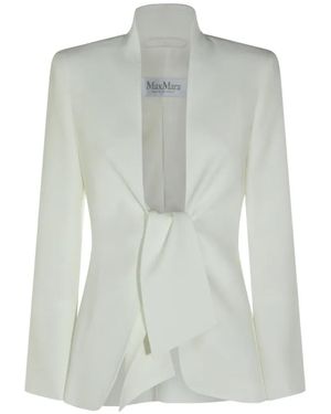 Max Mara Collarless Blazer - Gray