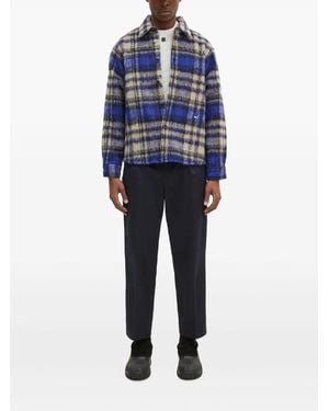 Wacko Maria Pleated Trousers - Blue