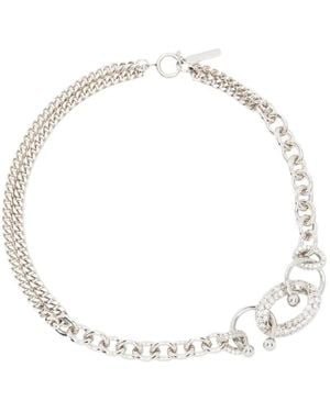 Justine Clenquet Phoebe Crystal-Embellished Necklace - White