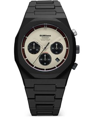 D1 Milano Polychrono 40.5Mm Watch - Black