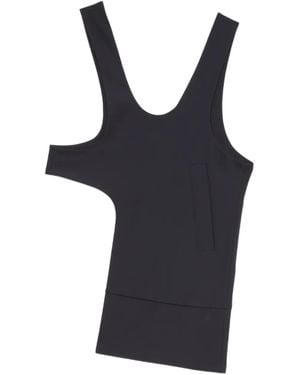 Enfold Asymmetrische Weste - Schwarz