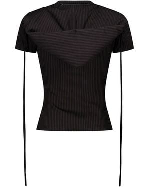 OTTOLINGER T-Shirt mit abnehmbarer Kapuze - Schwarz