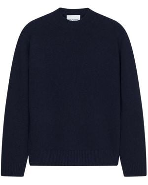 Closed Crew-Neck Sweater - Blue