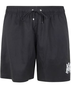 Amiri Logo Swim Shorts - Grey