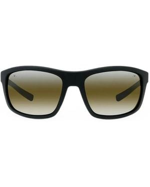 Vuarnet Racing 08 Rectangle-Frame Sunglasses - Green