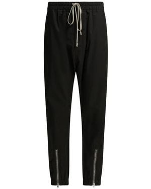 Rick Owens Zip Trousers - Black