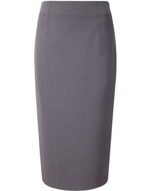 Alberto Biani High-Waisted Pencil Skirt - Grey