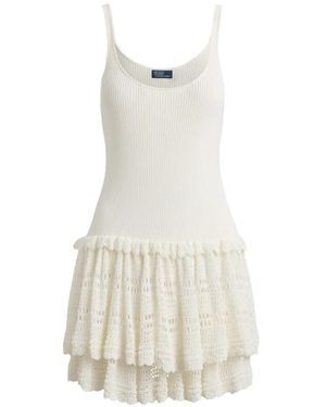 Polo Ralph Lauren Tiered Day Dress - White