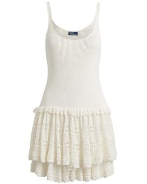 Polo Ralph Lauren Tiered Day Dress - White