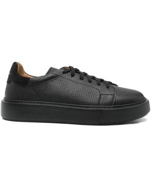 Henderson Leone Leather Trainers - Black