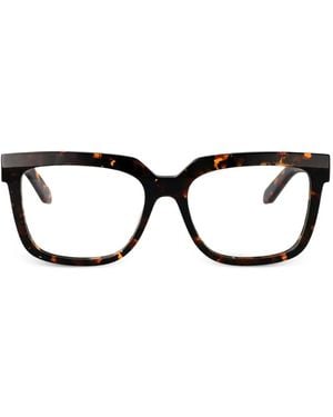 Off-White c/o Virgil Abloh Gafas con efecto de carey - Negro