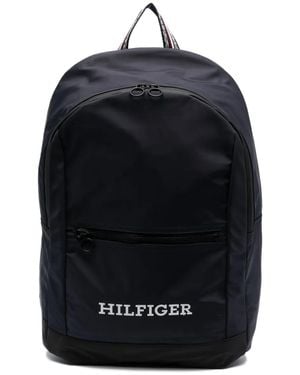 Tommy Hilfiger ロゴ バックパック - ブルー