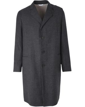 Boglioli Buttoned Overcoat - Grey