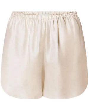 Loulou de Saison Elastic-Waist Shorts - Natural