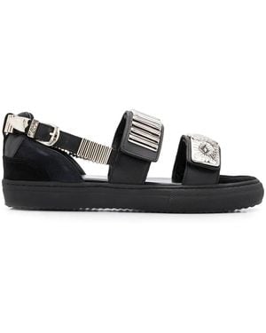Toga Sandali Goffrati - Nero