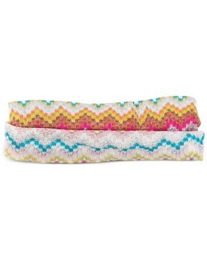 Missoni Zig-Zag Hair Accessory - White