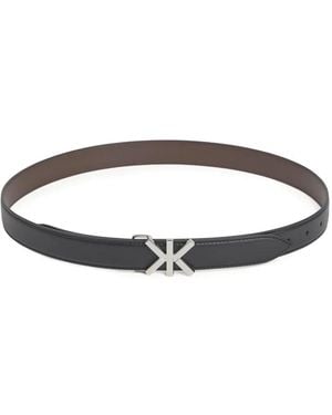 KENZO Double K Reversible Belt - Black