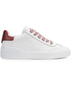 DKNY Manae Lace-Up Sneakers - White