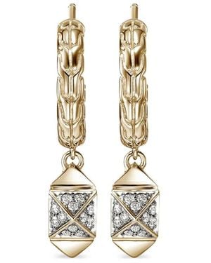 John Hardy Orecchini A Bottone Icon - Metallizzato
