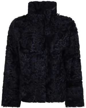 P.A.R.O.S.H. Jacke Mit Shearling-Effekt - Schwarz