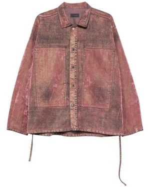 Haikure Legacy Drawstring-Waistband Jacket - Red