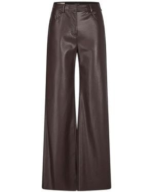 Marc Cain Warri Wide-Leg Pants - Brown
