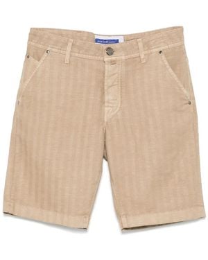 Jacob Cohen Herringbone Shorts - Natural