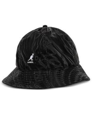 Kangol Logo-Patch Bucket Hat - Black