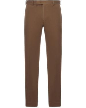 PT Torino Rebel Cotton Trousers - Brown