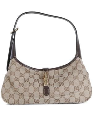 Gucci ジャッキー スリム ショルダーバッグ M - グレー