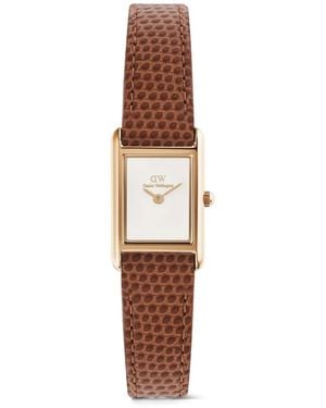 Daniel Wellington Bound Mini Lizard-Effect 26Mm Watch - White