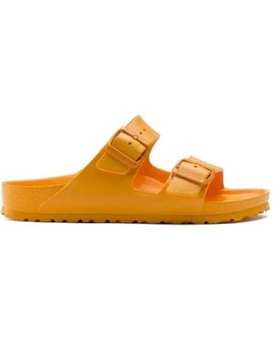 Birkenstock Arizona Buckle-Fastening Slides - Orange