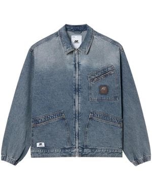 Chocoolate Veste En Coton À Poches Zippées - Blue