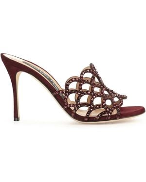 Sergio Rossi 90Mm Mermaid Sandals - Brown