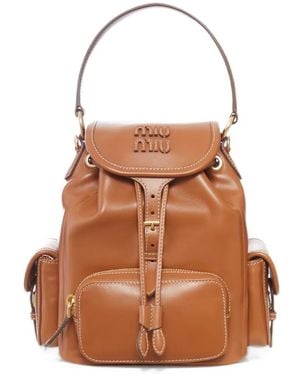 New Balance Rucksack Aus Leder - Braun