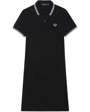 Fred Perry Twin Tipped Polo Dress - Black